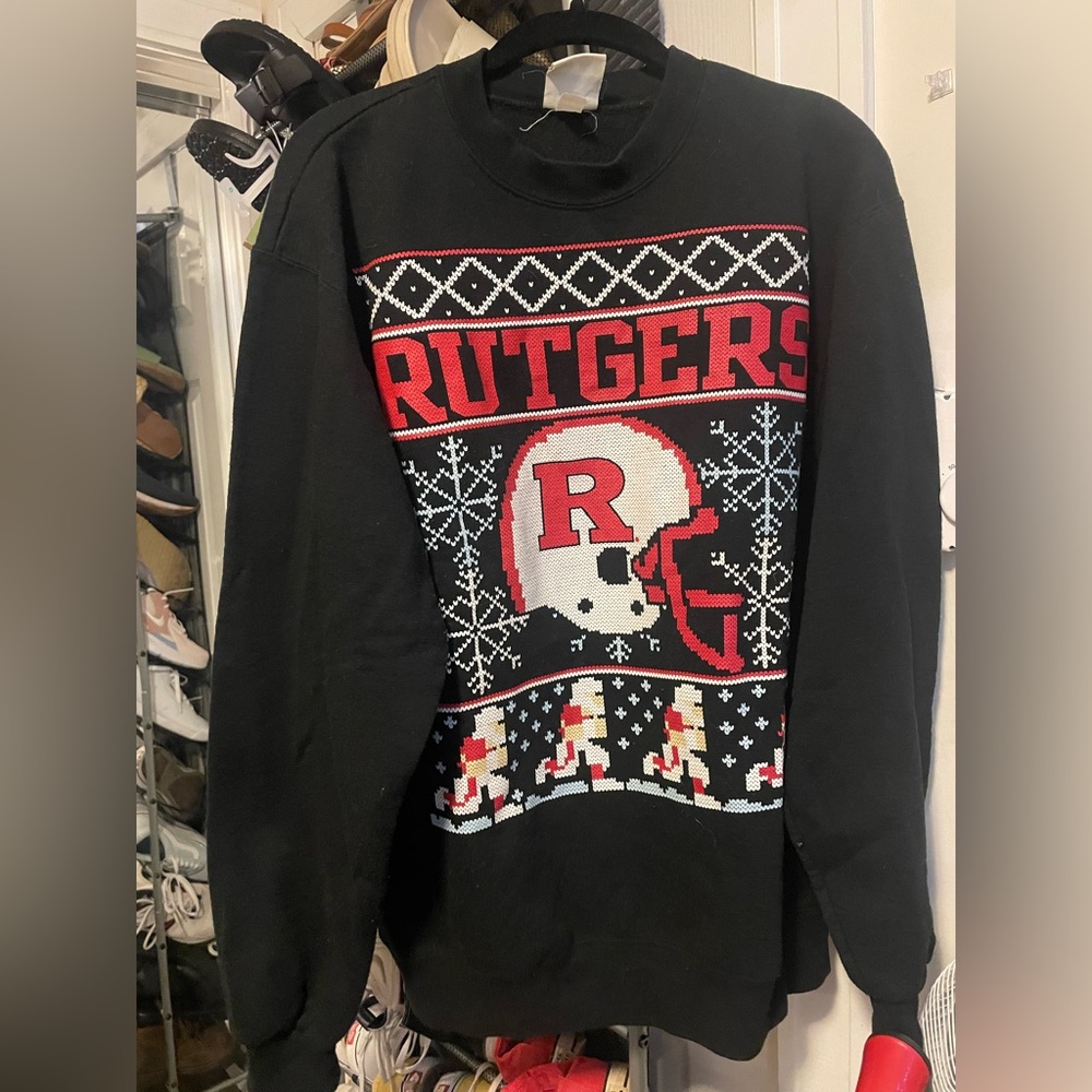 Rutgers Football Christmas Sweatshirt